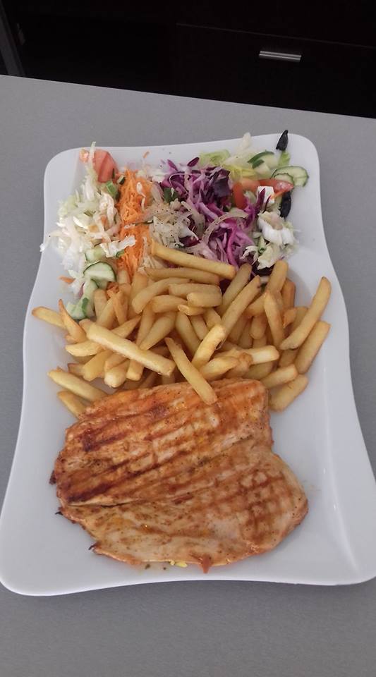 Delicious kebab wrap